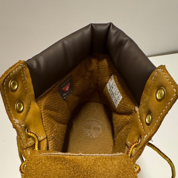 Timberland 6-Inch Premium Wheat Nubuck Boot Junior Size 7 - Picture 11 of 13